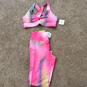 Brand New Fabletics workout set